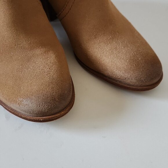 TORY BURCH | suede leather heeled boots size 5M - Picture 4 of 7